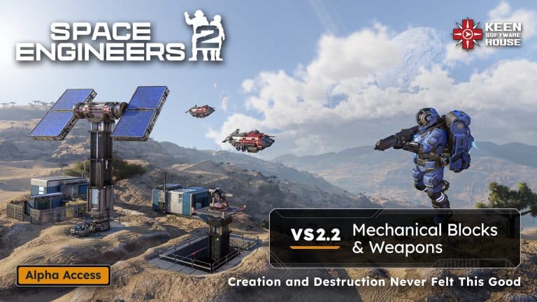 Space Engineers 2: VS2.2 – Mechanical Blocks & Weapons Live Now!